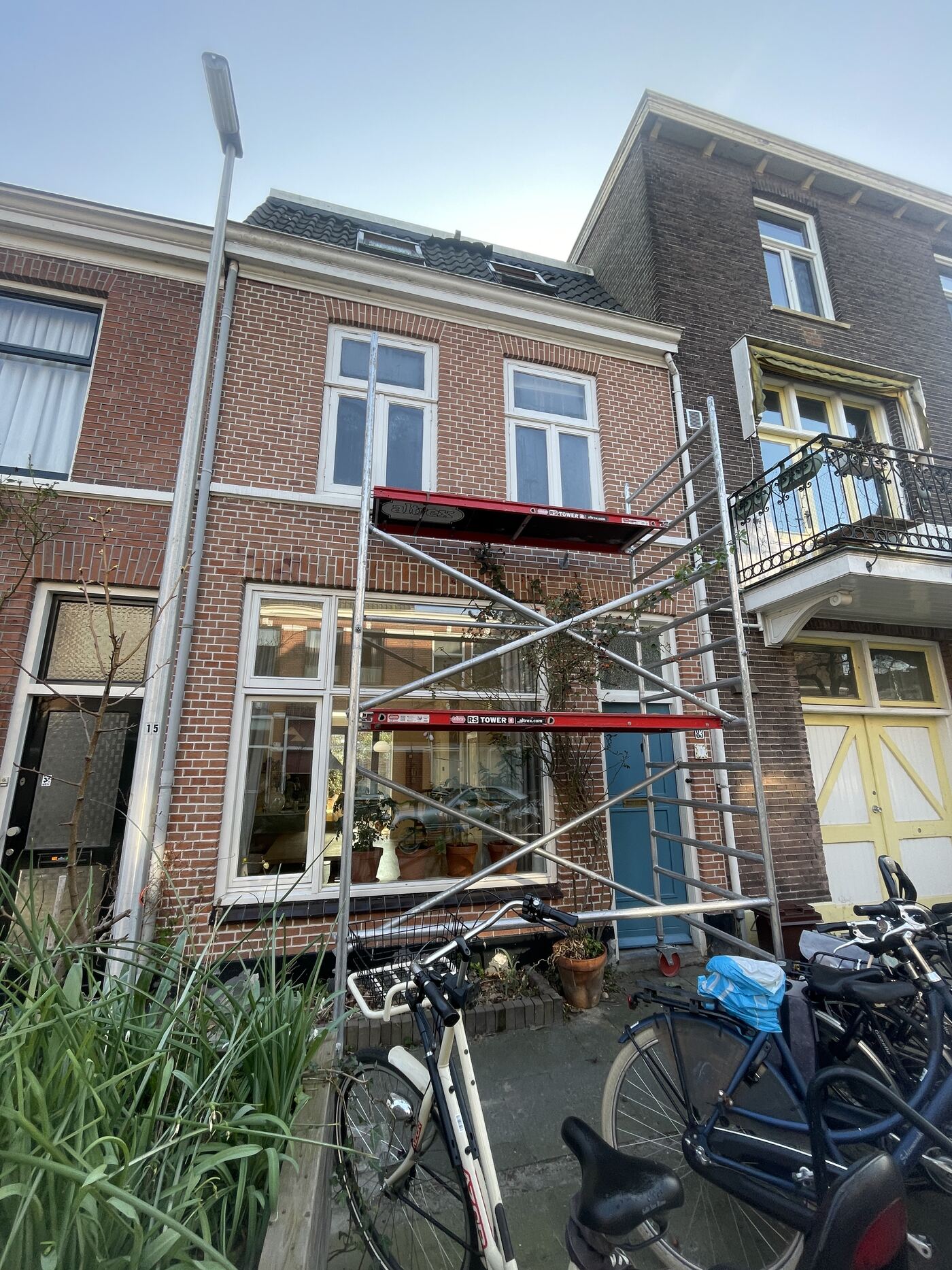 Vacuumglas in oud kozijn